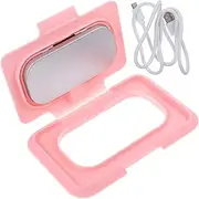 UPKOCH 2pcs Wipe Warmer Heater Portable for Home or Car Powered Safe Even Heat Diaper Changing Tool