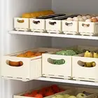 Adjustable Storage Container Extendable Tray Foldable Bin with Handle Stackable