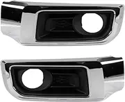 1Pair Car Front Bumper Fog Lamp Trim Cover Fog Light Grille Frame Compatible For Toyota 4Runner Limited 2014-2021