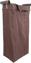 Linen Storage Bag Maintenance Cart Bag Cleaning Cart Supplies Cleaning Trolley Supplies Hanging Laundry Hamper Wheelie Bin Liners Brown Oxford Cloth