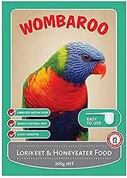 Wombaroo Lorikeet and Honeyeater Bird Food, 300 g