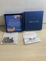 SAM & LORI Stylish Eyeglass Chain for Women-Mask Holder Chain-Silver NIB