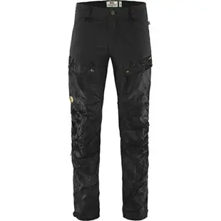 特價 Fjallraven 北極狐 Keb Trousers M 男款 彈性耐磨長褲/登山褲/工作褲/休閒褲 85656R 559-550 黑迷彩/黑