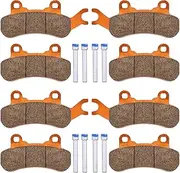Brake Pads for Can-Am Maverick,Fits 2017 2018 2019 Can-Am Maverick X3 4x4 / X3 4x4 XRS / X3 Max 4x4/ X3 Max 4x4 XRS,2018 2019 Can-Am Maverick X3 4x4 DPS/X3 Max 4x4 DPS, 4set Front & Rear Brakes Pads