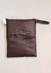 Light Weight 100% Silk Travel Sheets Sleeping Bag Liner Medium 6' Brown