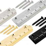 SOLID BRASS 6-string Anchor Style Tailpiece for Flat Top Guitar w/ Screws