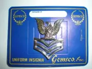 U.S. NAVY 1960'S ERA PETTY OFFICER 1ST CLASS BADGE- MOC