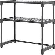 YAVQVIN Microwave Stand with Storage - Microwave Oven Rack | Multi-Layer Organizer with High Weight Capacity for Appliances Utensils and Tableware
