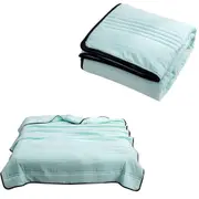 Air Conditioning Quilt Lightweight Summer Blanket-Green