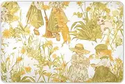 Cartoon Anime Scarecrow Light Green Toddler Mattress Pads Water Resistant Pee Pads for Bed Machine Washable Travel Mattress for Infant Baby , 52" L x 34" W para cubrir la cama