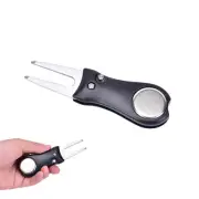 Folded Golf Repair Pitch Divot Repair Switchblade Tools Golf Ball Marker Kit .UU