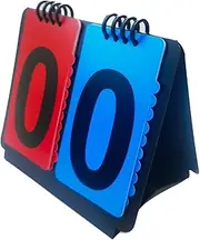 Colaxi Score Counter Sports Scoreboard Manual Score Flip Cards Portable Flip Number Score Board Table Score Flippers for Volleyball