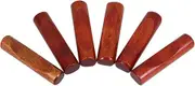 LOPUNER 6pcs Wooden Chopstick Rests Rustic Tableware Rack for Spoon Fork and Practical Kitchen Accessory for Home Restaurant Decor
