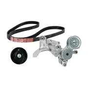 Gates Belt & Tensioner & Pulley Kit for Toyota Landcruiser KDJ150 KDJ155 with AC
