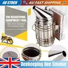 Bee Hive Smoker Fumes Smoke Sprayer Beekeeping Equipment Tool Stainless Steel