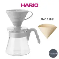 在飛比找蝦皮商城優惠-HARIO V60灰色02手沖咖啡壺組 耐熱分享壺 VCSD