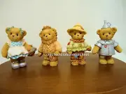 Cherished Teddies Avon Wizard of OZ 2005 Set of 4 #4003340 4003341 4003342 NIB's