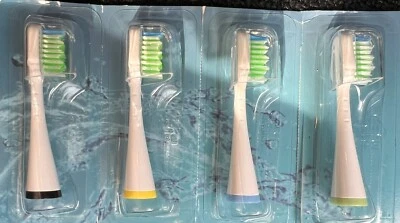 Replacement toothbrush Heads For Smile Bright Platinum Sonic Toothbrush -4 Heads