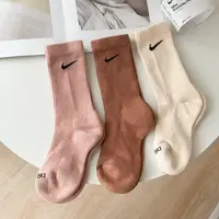 在飛比找蝦皮購物優惠-【Size：S M L】新款 Nike襪子毛巾底 長筒 一組