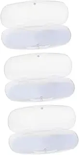 [Didiseaon] 3 Pcs Soft Glasses Case Glasses Storage Case Plastic Frosted Eyeglass Boxes