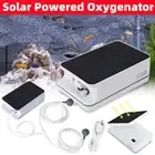 Solar Powered Oxygenator Air Pump Fish Tank Pond Pool Oxygen Aerator Day/Night