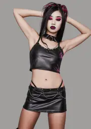[Widow] Need You So Bad Micro Mini Skirt Set