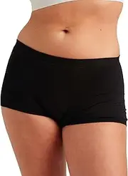 [saalt] Comfort Modal Boyshort Period Underwear - Heavy & Super Absorbency - Keeps You Dry from All Leaks