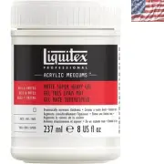Lightweight Non-Toxic Matte Gel Medium - 237ml for Creatively Dense Paints