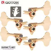 NEW Gotoh GBU510C-9 Compact Bass 5-String L3+R2 Tuners Clover Key 3x2 - GOLD