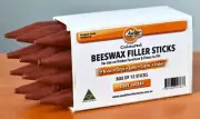 Beeswax Filler Sticks- Wax Filler Sticks- Box of 12 Dark Jarrah Colour