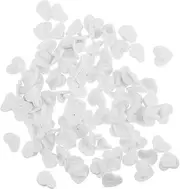 [SEWOART] Diy Kit 100pcs Heart Shaped Pin Backs Lightweight and Sturdy Pin Caps for Pin Back Holder and Clutch Backings