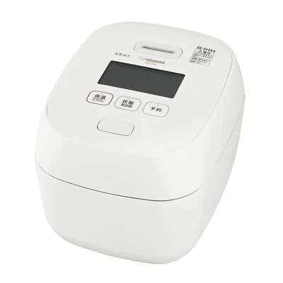 ZOJIRUSHI Rice Cooker 5.5-cup Pressure IH Type Silken White NW-FB10-WZ New