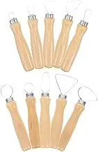 10 Piece Clay Carving Knife Set Pottery Tools Comfortable Grip for Sculpting