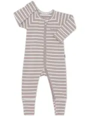 [Bonds] Baby Wide Needle Rib Zippy in Brown