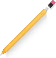 elago Classic Pencil Case Compatible with Apple Pencil 1st Generation Cover Sleeve, Classic Design, Perfect Grip, Protective Skin, Premium Silicone (Yellow)