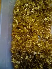Lego Pearl Gold Flag Wave Lot of 50 Pieces Bulk Lot NEW
