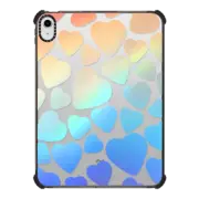 iPad 10.9-inch (10th gen) iPad Impact Case Heartfelt Rainbow