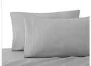 UGG Devon Standard Pillowcase Pair in Gray Heathered.