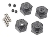 Axial AX30429 Wraith AX10 MAX-D Bomber Score Aluminum Hex Hub 12mm Black (4)