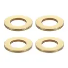4Pcs Brass Flat Washer, M20x36x3mm Brass Washer Assortment for Screws Bolts