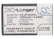 Replacement Battery for Alcatel 8232 8242 8262 DECT 100000583 BN67332AA RTR001F01 & Uniden EXP1240 EXP1240H 1000060