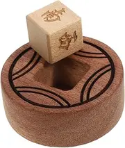 BESPORTBLE Wooden Mahjong Wind Indicator Dice Set - Accessory for Mahjong Games - Ideal for Family Gatherings Travel and Parties Enhance Your Game Experience with