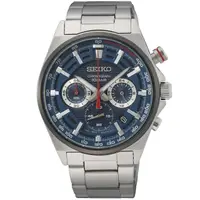 在飛比找momo購物網優惠-【SEIKO 精工】CS 賽車三眼計時手錶-41mm 母親節