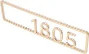 CRILSTYLEO Hanging Sign Door Plaque Wall Number Sign for House Mailbox Numbers Adhesive Address Number Office Door Number Quick Install