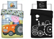 Peppa Pig George Glow in the Dark Quilt Cover Set - Single Bed Size