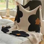 CVBFDB Simple and Fashionable Thick Plush Blanket Bedroom Sofa Office Travel Plane Multi-Purpose Blankets