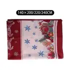 Christmas Table Cloth Rustic Xmas Tablecloth for Celebration Events Holiday