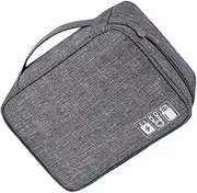 Electronics Travel Organizer Bag Capacity Multi Functional Charger Cable Storage Case and Durable for Travel Accessories Daily Use