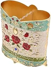 LAPYAPPE Vintage European Style Utensil Holder Multi Purpose Chopstick and Spoon Storage Container Elegant Draining Design for Organized Kitchen Countertop Space Saving Cutlery Rack Antique