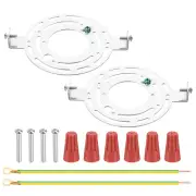 2 Set 135mm (5.31") Universal Light Fixture Mounting Bracket Kit with Screw